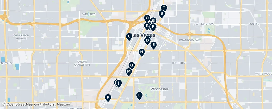 Map of Las Vegas