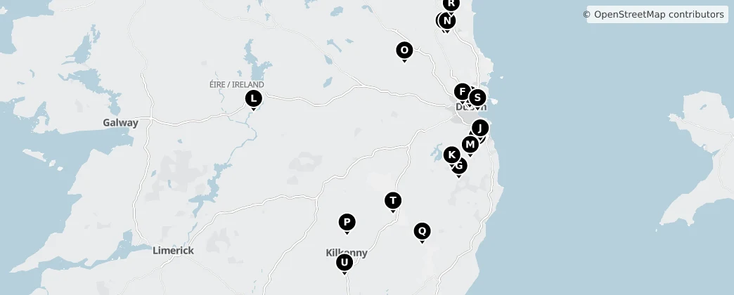 Map of Leinster