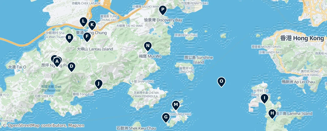 Map of Li dao qu Islands District