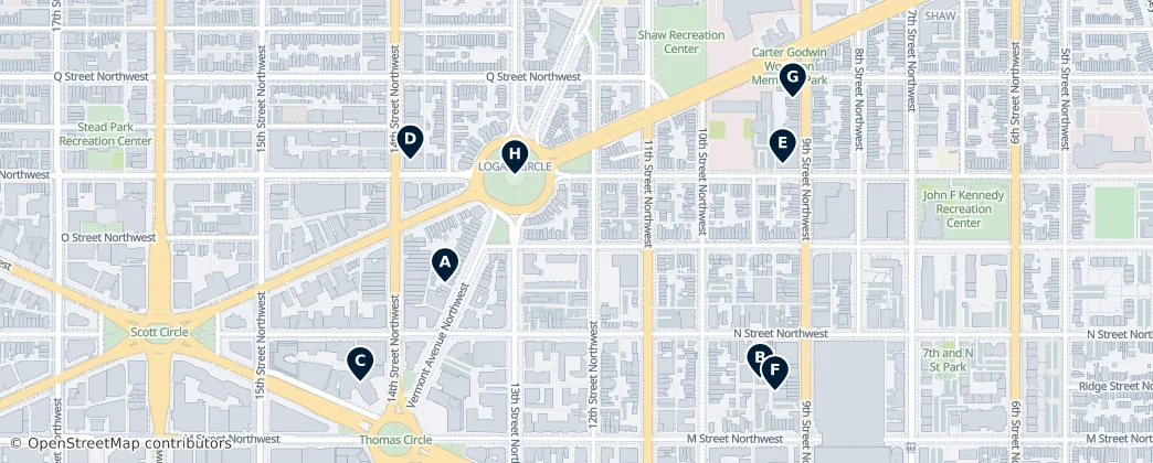 Map of Logan Circle