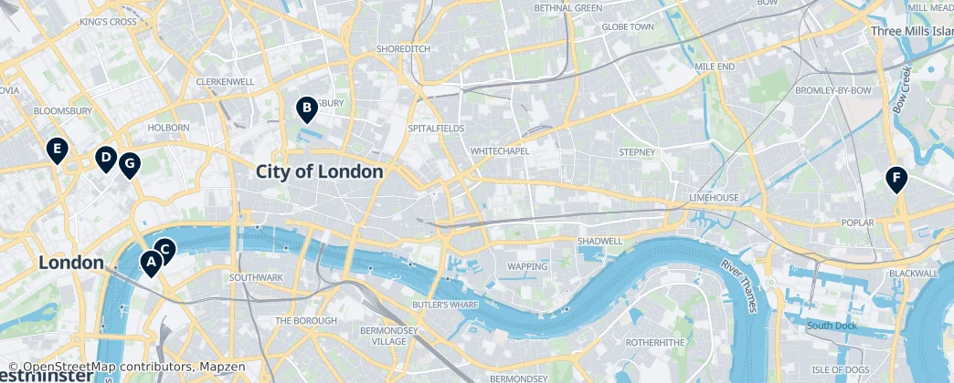 Map of Londres