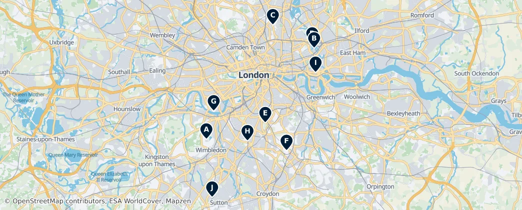 Map of Londres