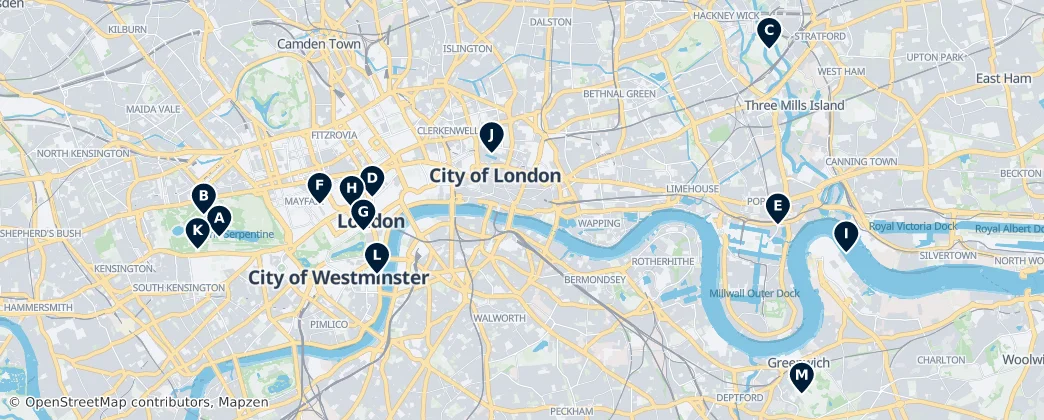 Map of Londres