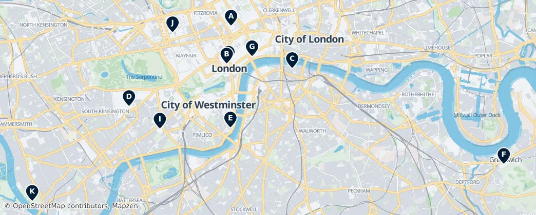 Map of Londres