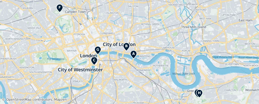 Map of Londres