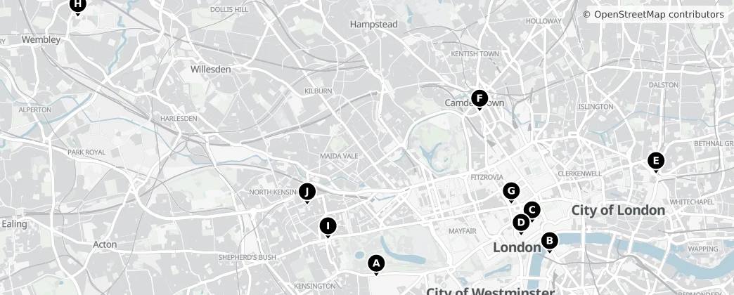 Map of Londres