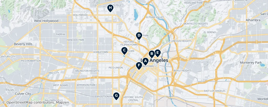 Map of Los Angeles
