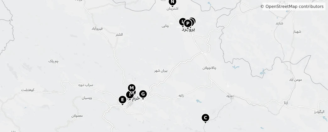 Map of Louristan