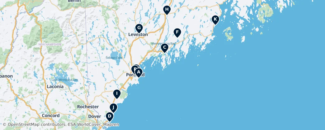 Map of Maine