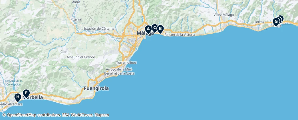 Map of Malaga