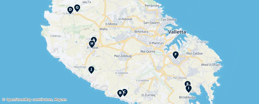 Map of Southern Region