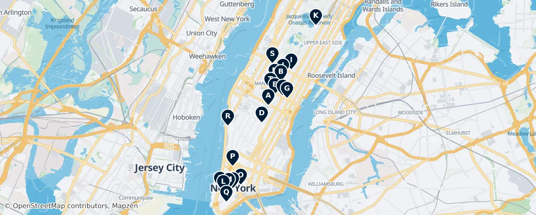 Map of Manhattan