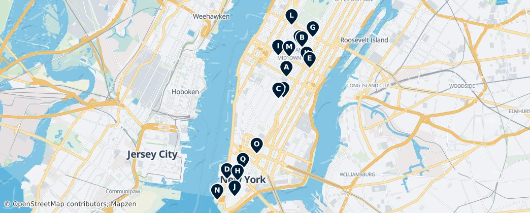 Map of Manhattan