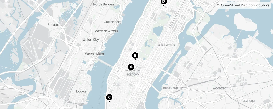 Map of Manhattan
