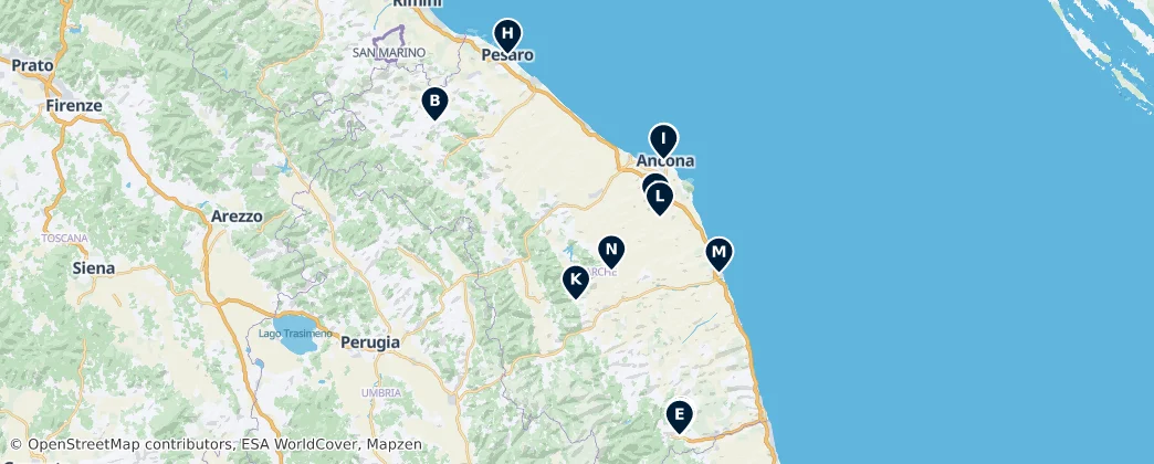 Map of Marches