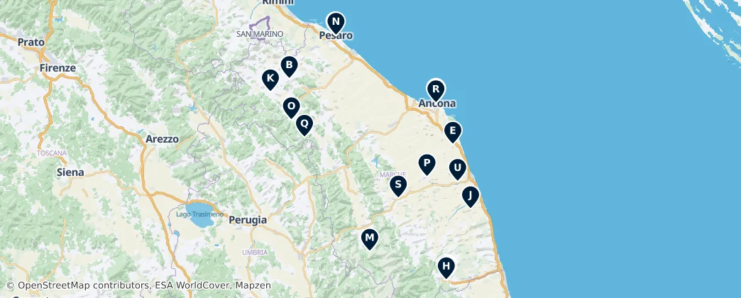 Map of Marches