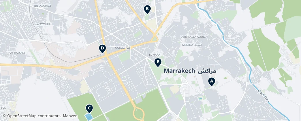 Map of Pachalik de Marrakech