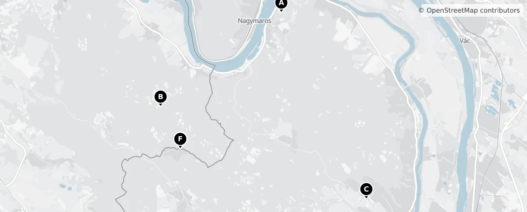 Map of Massif de Visegrád