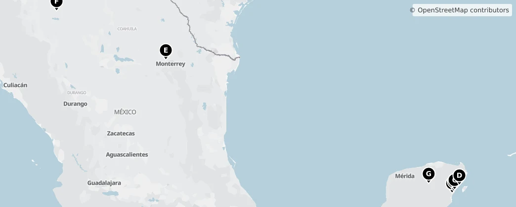 Map of Mexique