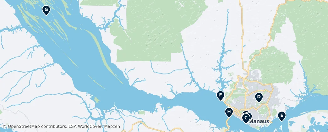 Map of Microrégion de Boca do Acre