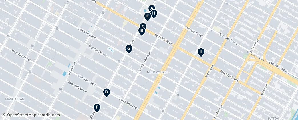 Map of Midtown East
