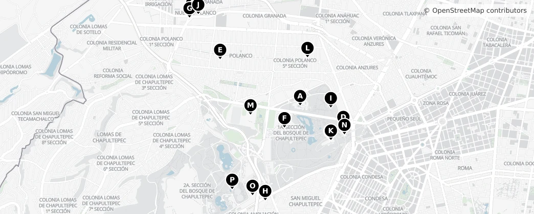 Map of Miguel Hidalgo