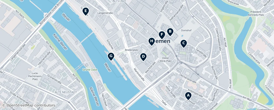 Map of Mitte