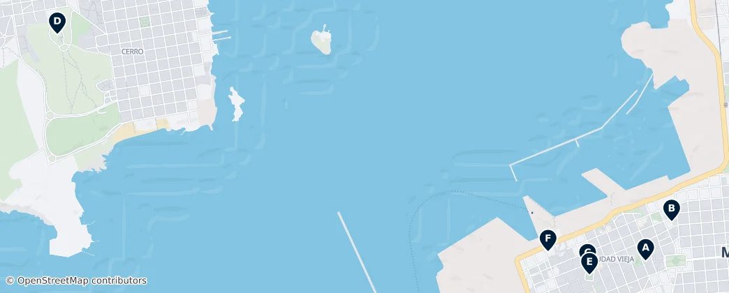 Map of Montevideo