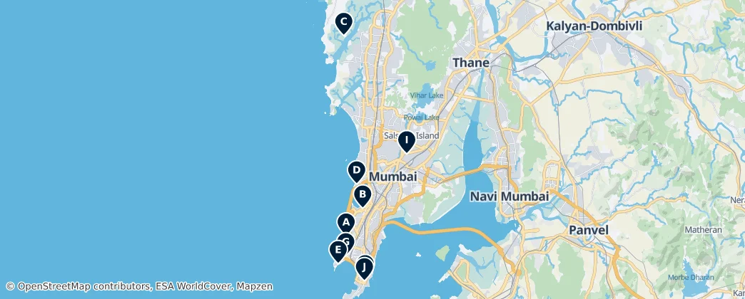 Map of Mumbai