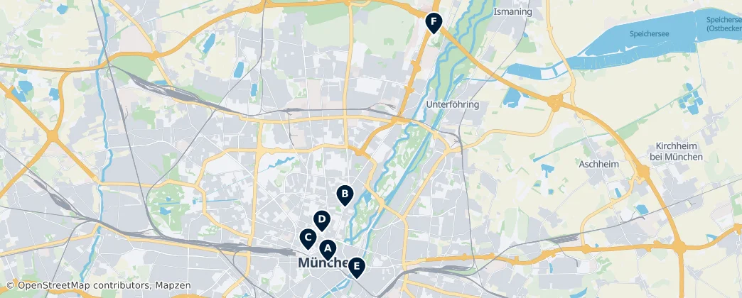 Map of Munich