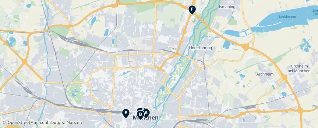 Map of Munich