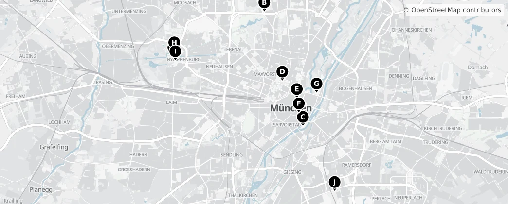 Map of Munich