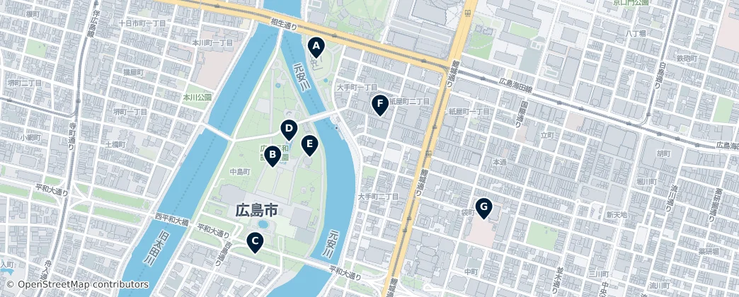 Map of Naka-ku