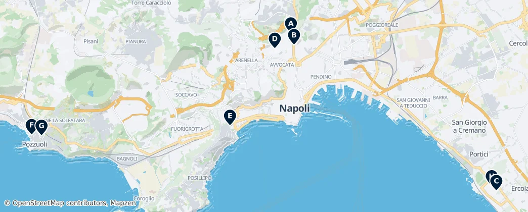 Map of Naples