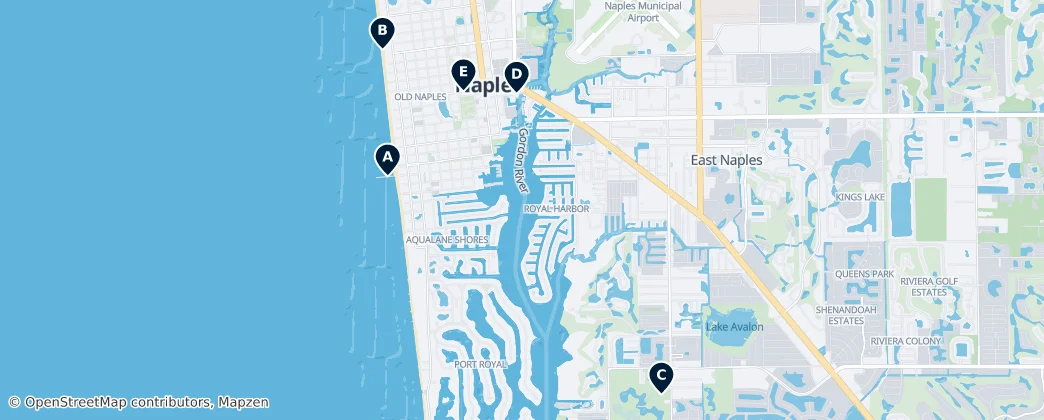 Map of Naples
