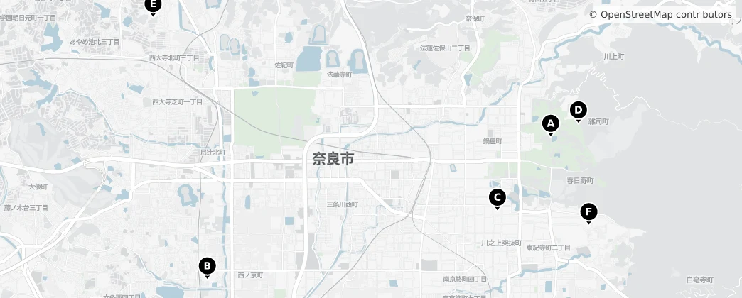 Map of Nara