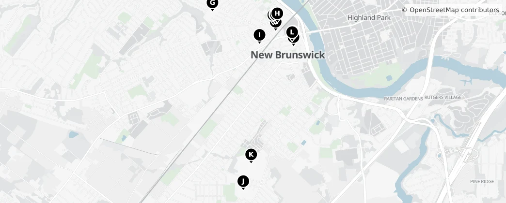 Map of New Brunswick