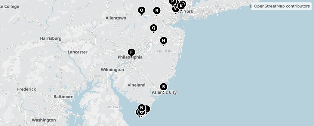 Map of New Jersey
