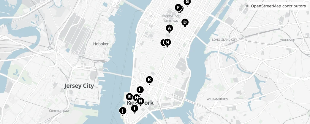 Map of Manhattan