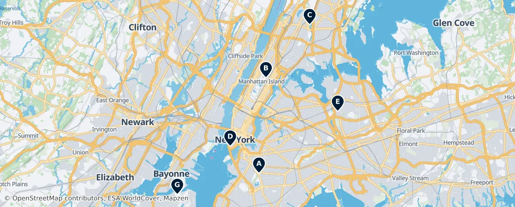 Map of New York