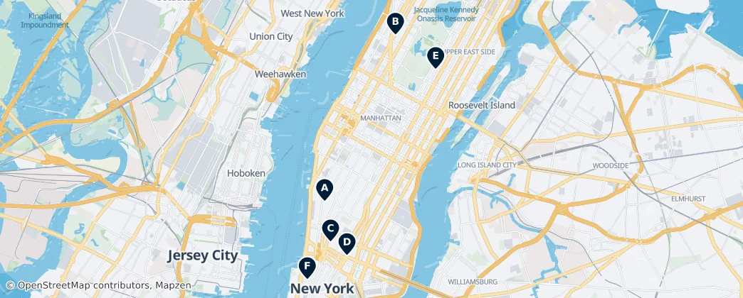 Map of New York