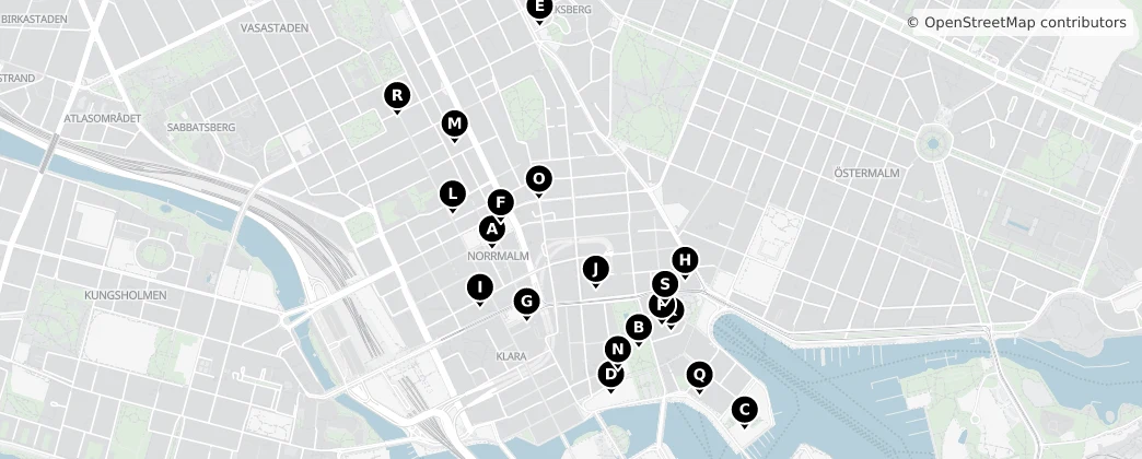 Map of Norrmalm