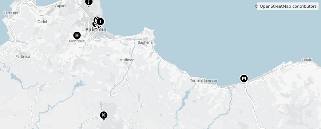 Map of Palerme