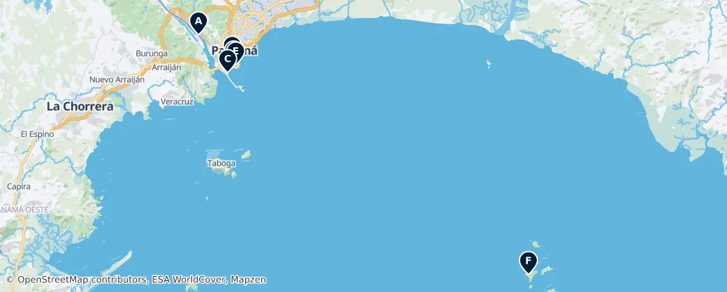 Map of Panama