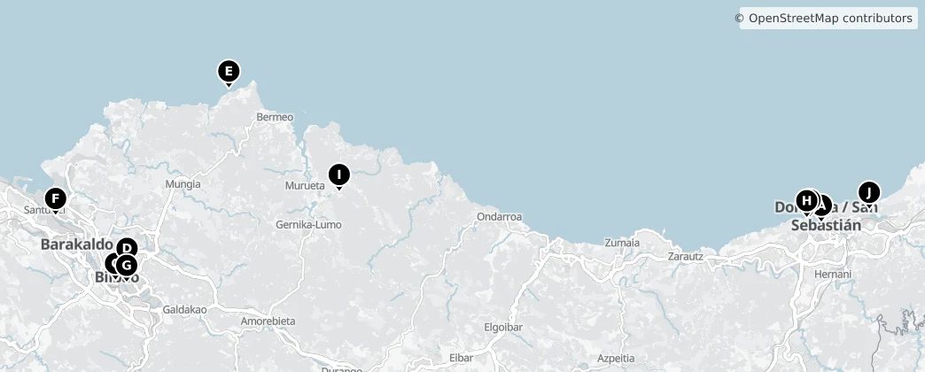 Map of Pays Basque