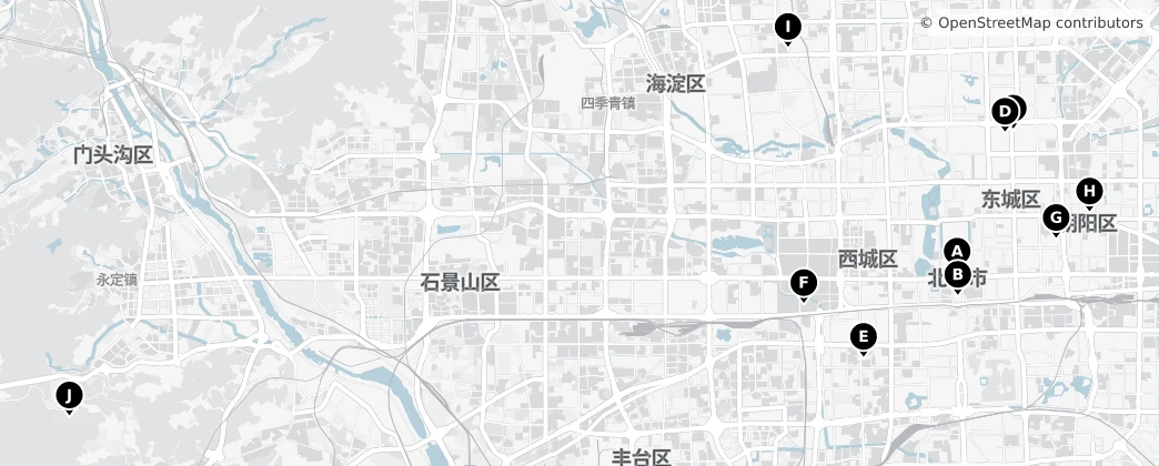Map of Pékin