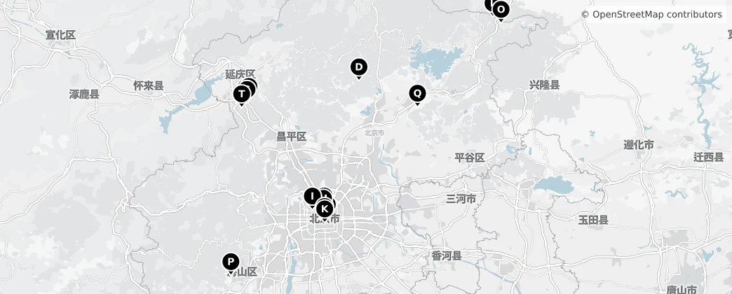 Map of Pékin