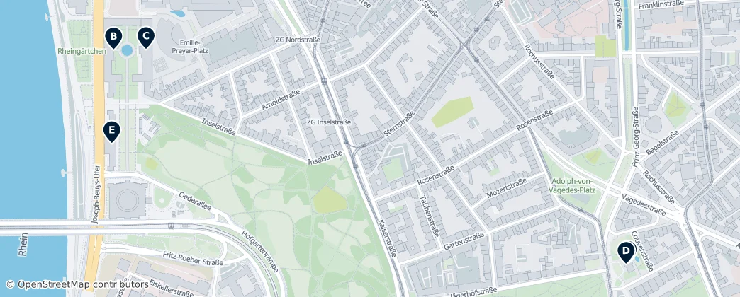 Map of Düsseldorf-Pempelfort