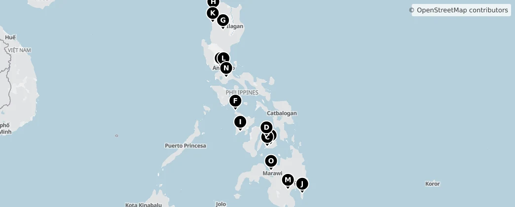 Map of Philippines maritime boundary