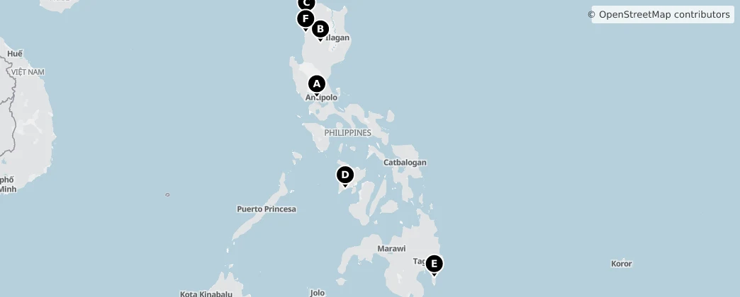 Map of Philippines maritime boundary